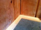 Mitered corner