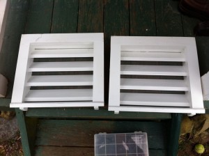 Vents painted and primed