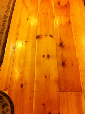 Wide Board Pine Floor