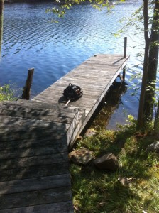 Here the dock is in its original position with all the steps back in place.